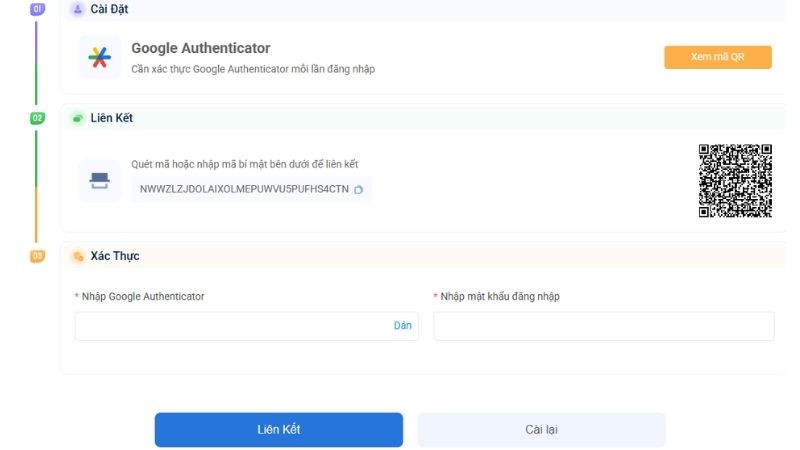 kích hoạt 2fa sodo